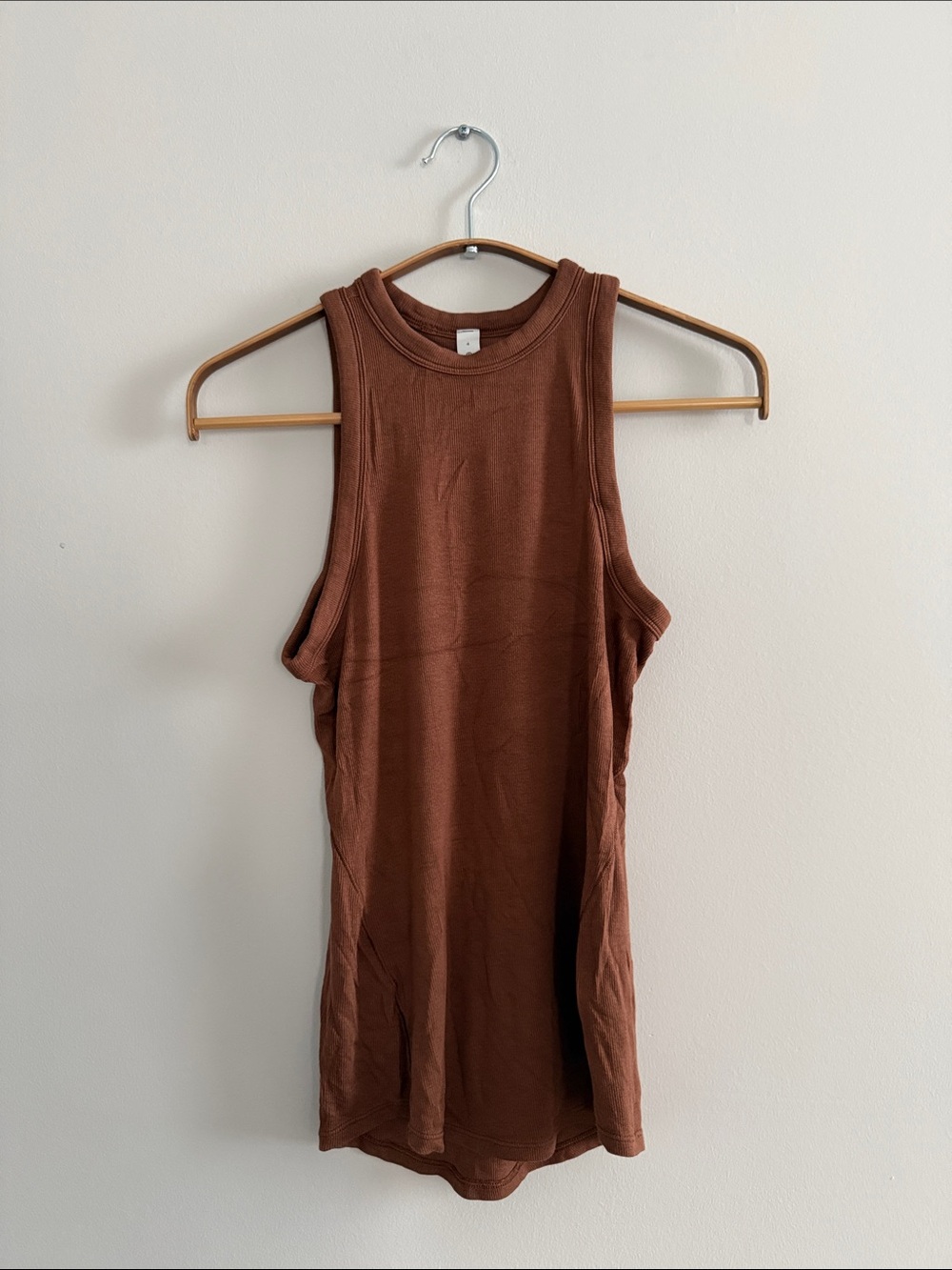 Lulu Hold Tight Tank Top in Chocolate Brown